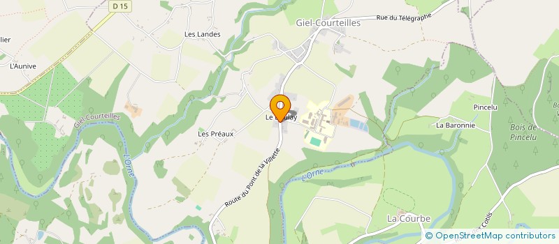 localisation de l'entreprise KITTY LOVE SAUVEGARDE DE L'ESPECE FELINE à GIEL-COURTEILLES