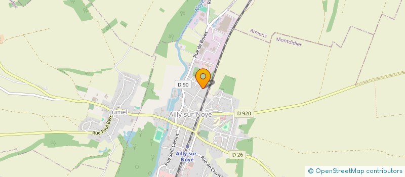 localisation de l'entreprise KITTYSAURE PRODUCTION  AILLY-SUR-NOYE