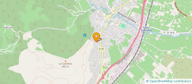 localisation de l'entreprise KITZ 83 à CUERS