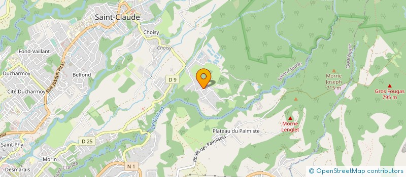 localisation de l'entreprise KITZEN à SAINT-CLAUDE