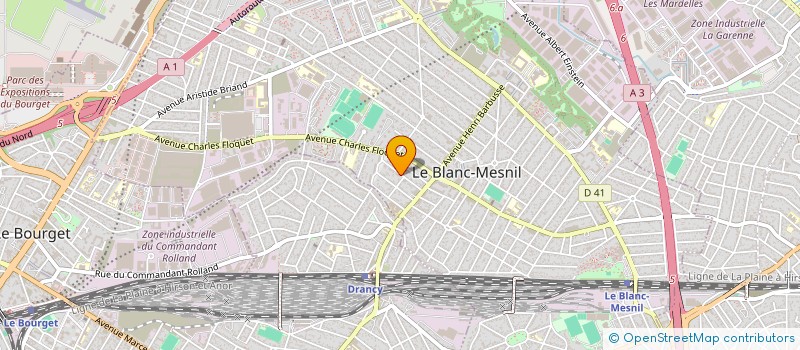 localisation de l'entreprise KIU BAT à LE BLANC-MESNIL