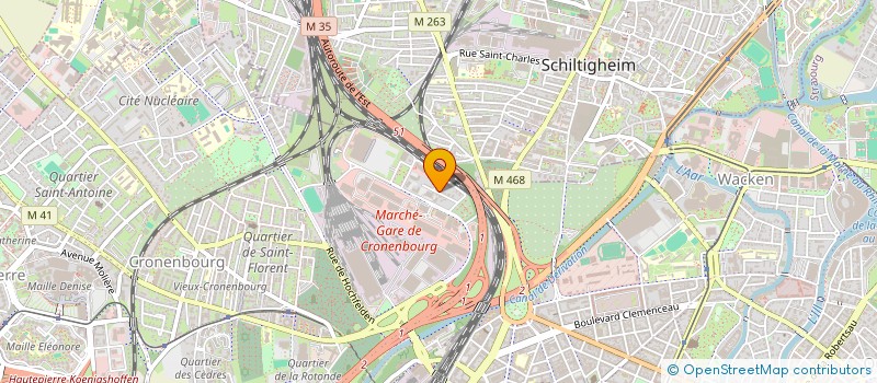 localisation de l'entreprise KIUBE à STRASBOURG