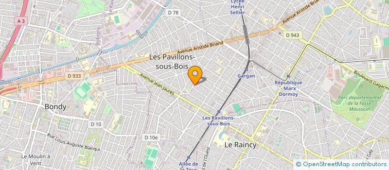 localisation de l'entreprise KIV à LES PAVILLONS-SOUS-BOIS