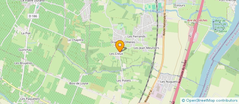 localisation de l'entreprise KIVADOO  CRECHES-SUR-SAONE