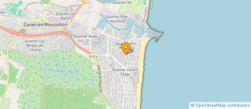 localisation de l'entreprise KIVEUPEU PRODUCTION  CANET-EN-ROUSSILLON