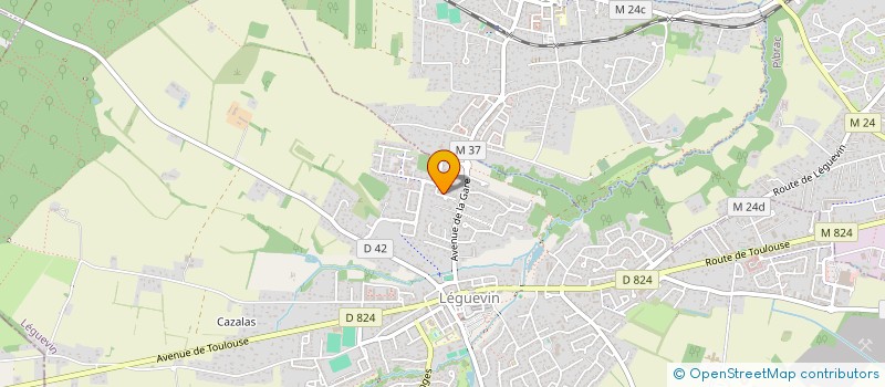 localisation de l'entreprise KIVI INVEST  LEGUEVIN