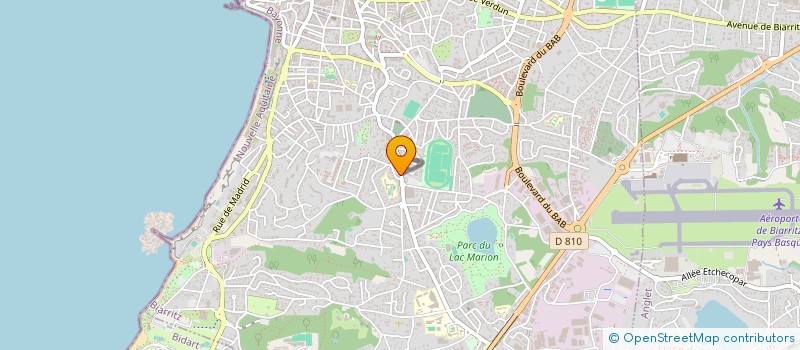 localisation de l'entreprise KIVOIBIEN SOCIETE D'OPHTALMOLOGIE  BIARRITZ