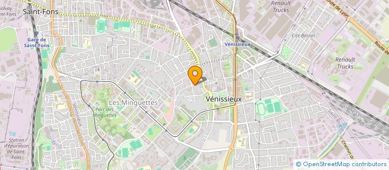 localisation de l'entreprise KIVU JAMAA (AMIS DU KIVU)  VENISSIEUX