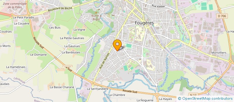 localisation de l'entreprise KIWAMI  FOUGERES