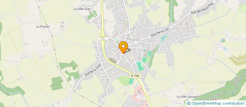 localisation de l'entreprise KIWAN COURTAGE EN ASSURANCES  PORDIC