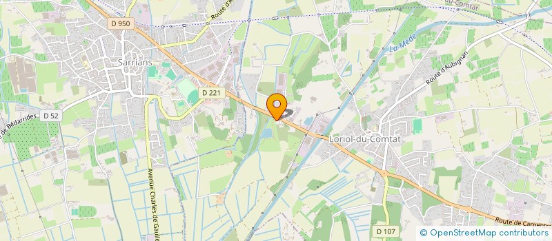 localisation de l'entreprise KIWANIS CLUB BEAUMES DE VENISE  LORIOL-DU-COMTAT