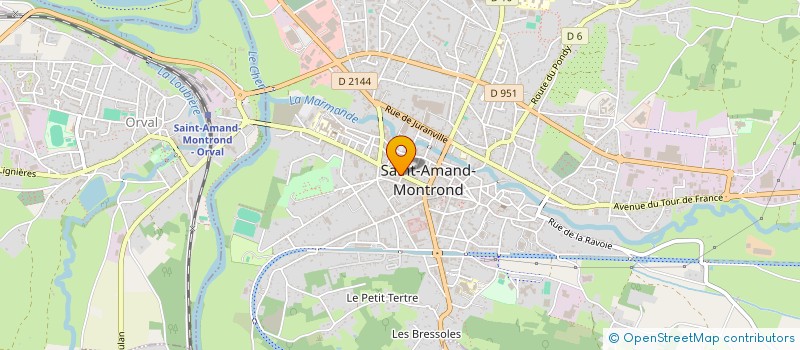 localisation de l'entreprise KIWANIS CLUB DE SAINT - AMAND  SAINT-AMAND-MONTROND