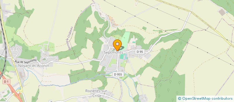 localisation de l'entreprise KIWANIS CLUB DE SOISSONS à SEPTMONTS
