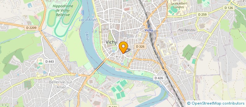 localisation de l'entreprise KIWANIS CLUB DE VICHY à VICHY