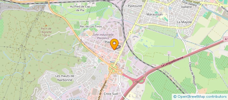 localisation de l'entreprise KIWANIS NARBONNE MEDITERRANEE  NARBONNE