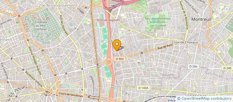 localisation de l'entreprise KIWAT COMPAGNIE à BAGNOLET