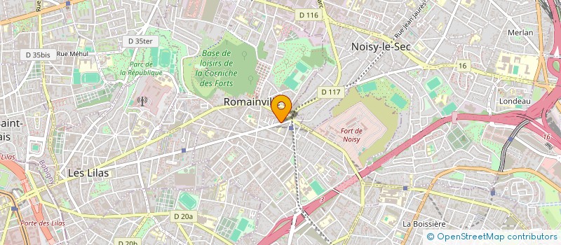 localisation de l'entreprise KIWEL à ROMAINVILLE