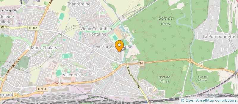localisation de l'entreprise KIWHEEL DRIVER à BROU-SUR-CHANTEREINE