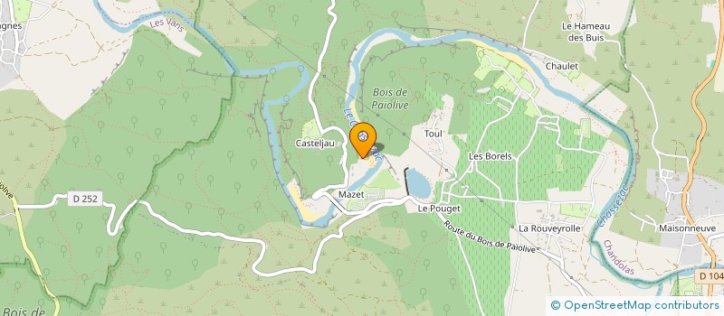 localisation de l'entreprise KIWI  BERRIAS-ET-CASTELJAU