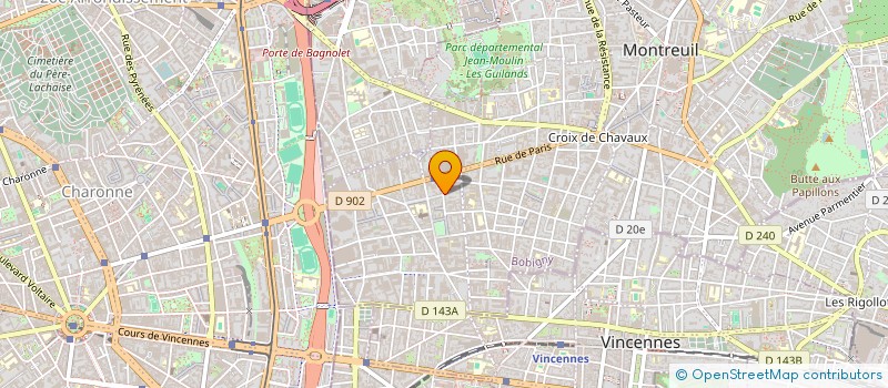 localisation de l'entreprise KIWI à MONTREUIL