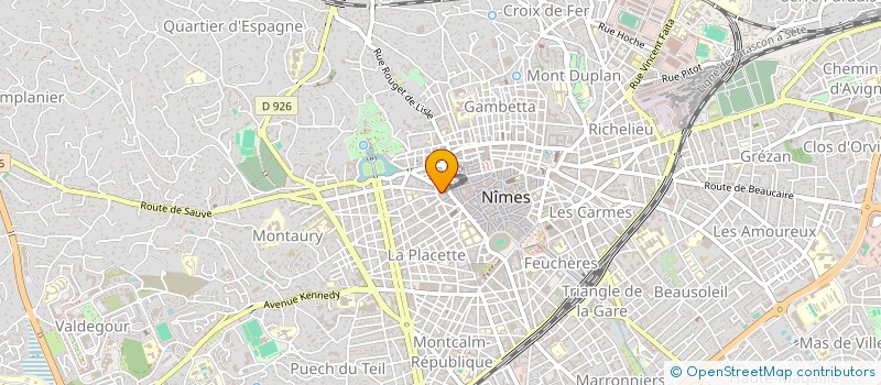 localisation de l'entreprise KIWI  NIMES