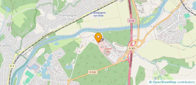 localisation de l'entreprise KIWI  L'ISLE-ADAM