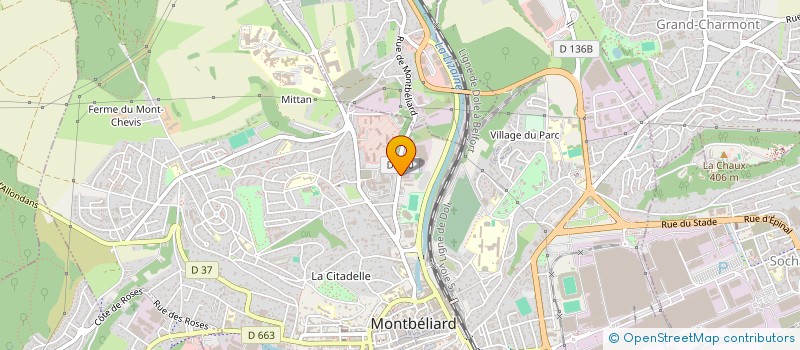 localisation de l'entreprise KIWI  MONTBELIARD