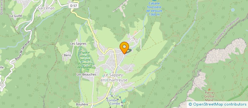 localisation de l'entreprise KIWI  LE SAPPEY-EN-CHARTREUSE