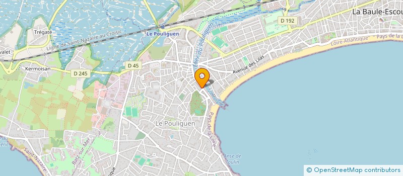 localisation de l'entreprise KIWI à LE POULIGUEN