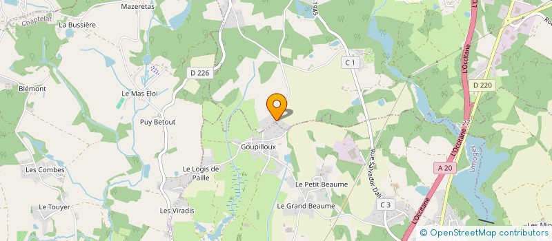 localisation de l'entreprise KIWI PRODUCTION à COUZEIX