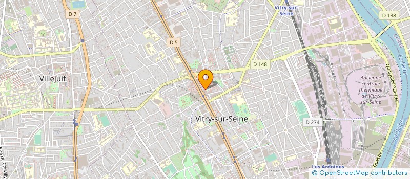 localisation de l'entreprise KIWI PRODUCTIONS à VITRY-SUR-SEINE