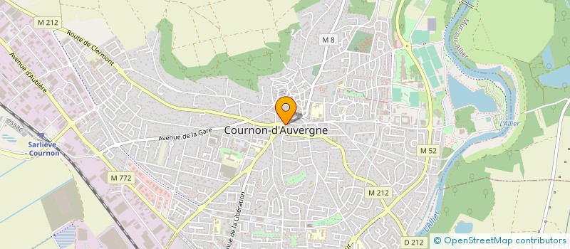 localisation de l'entreprise KIWI VOYAGES  COURNON-D'AUVERGNE