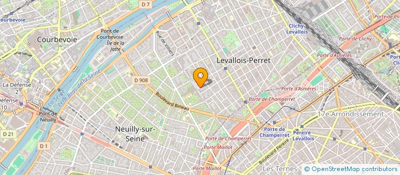 localisation de l'entreprise KIWIS à LEVALLOIS-PERRET