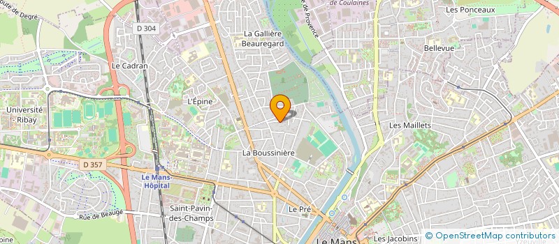 localisation de l'entreprise KIZ-GRAND-OUEST  LE MANS