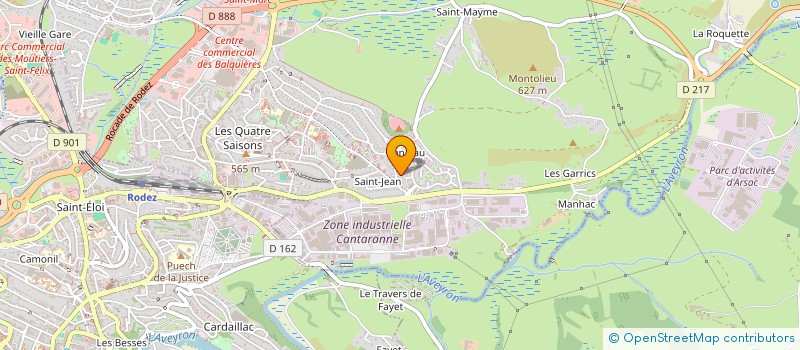 localisation de l'entreprise KIZ UNI-VERS  ONET-LE-CHATEAU