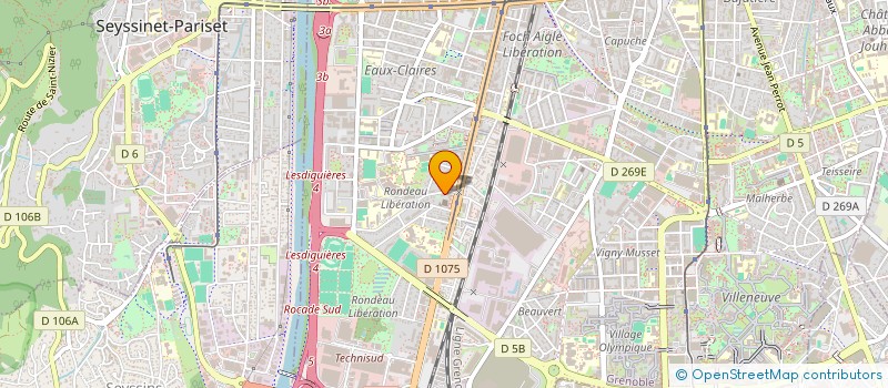 localisation de l'entreprise KIZBAT à GRENOBLE