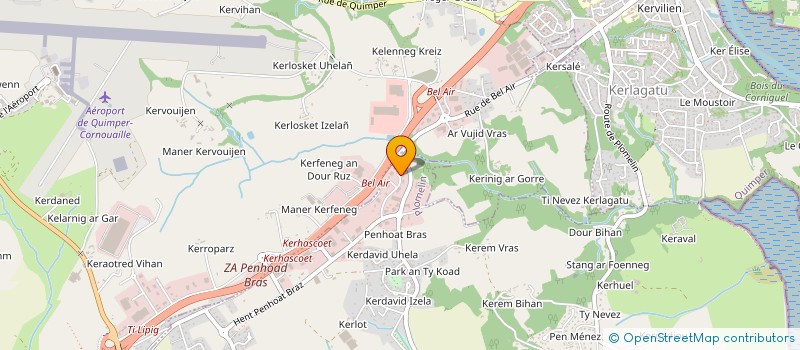 localisation de l'entreprise KIZELL  PLOMELIN