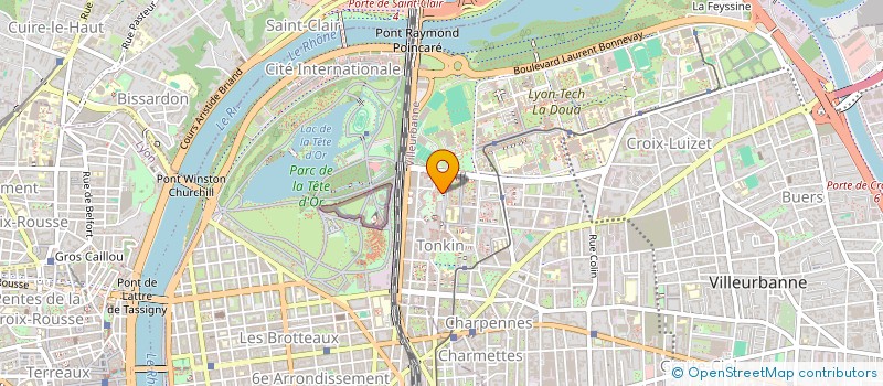 localisation de l'entreprise KIZI GARDEN  VILLEURBANNE