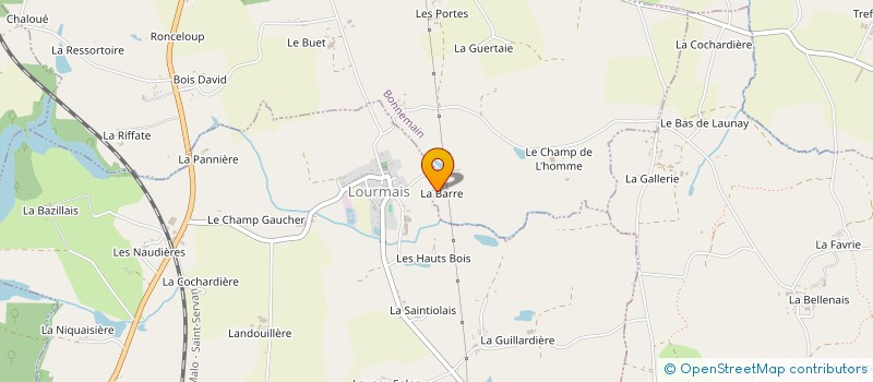 localisation de l'entreprise KIZIDIC SAS  LOURMAIS