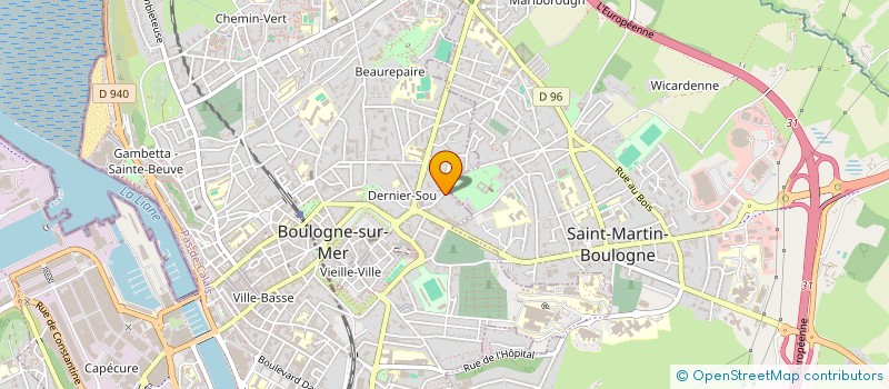 localisation de l'entreprise KIZOMBA BOULOGNE SUR MER à BOULOGNE-SUR-MER