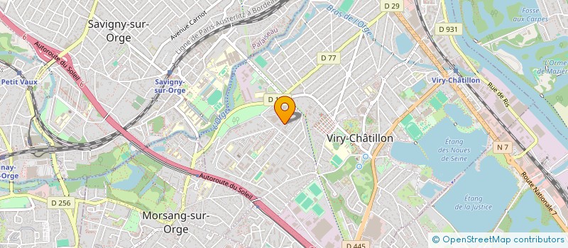 localisation de l'entreprise KIZOMBA GAME à VIRY-CHATILLON