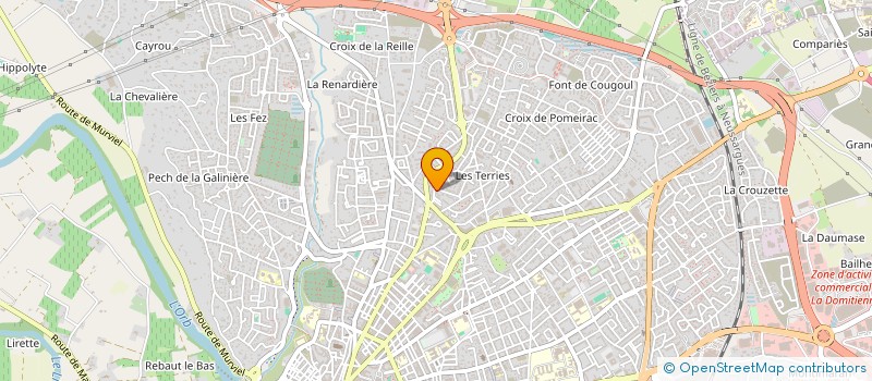 localisation de l'entreprise KIZOMBA KIZ'SUD  BEZIERS