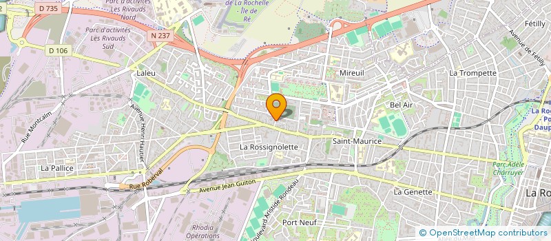 localisation de l'entreprise KIZUNA IMMOBILIER  LA ROCHELLE