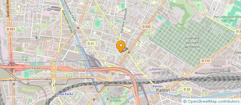 localisation de l'entreprise KJ  AUBERVILLIERS