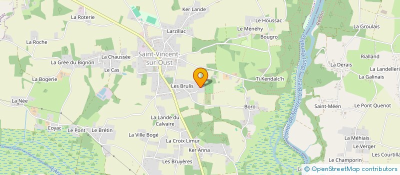 localisation de l'entreprise KJ ANIMATIONS  SAINT-VINCENT-SUR-OUST