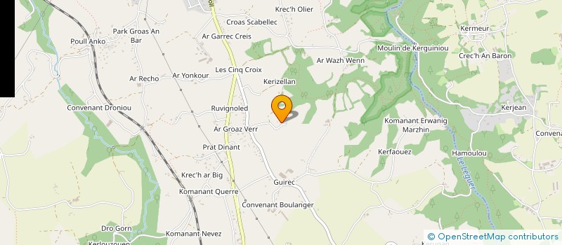 localisation de l'entreprise KJ ARCHI DECO  PLOUBEZRE