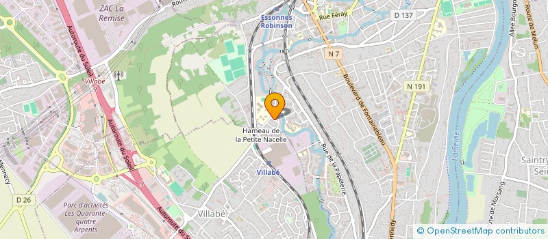 localisation de l'entreprise KJ BAT à CORBEIL-ESSONNES