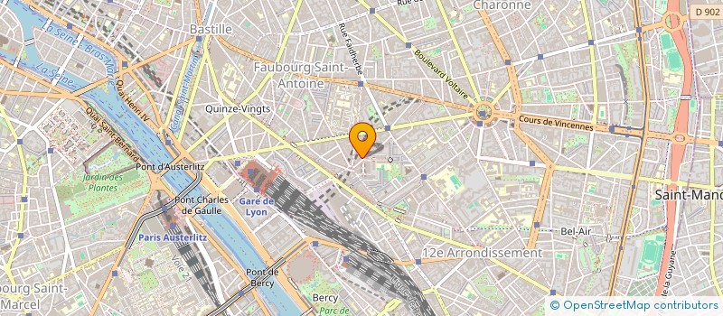 localisation de l'entreprise KJ & CO.  PARIS