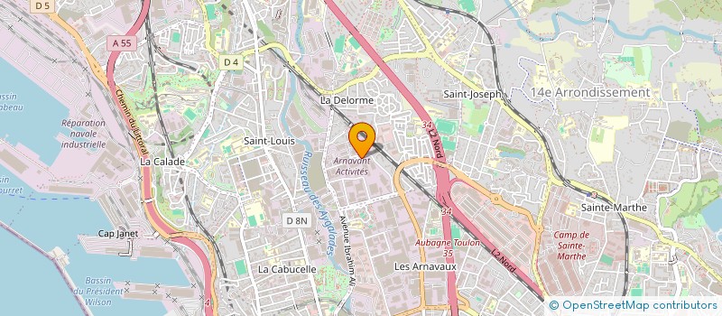 localisation de l'entreprise KJ DNM COMPANY à MARSEILLE