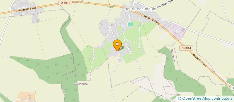 localisation de l'entreprise KJ FERMETURES  BOURG-BEAUDOUIN